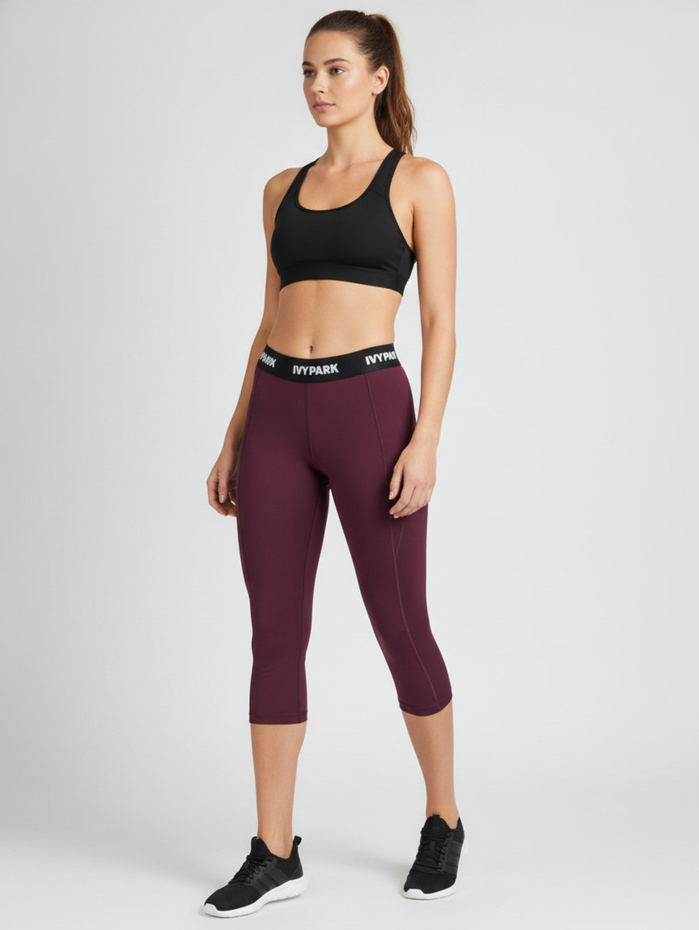 IVY PARK Women's Medium Burgundy Athletic Leggings